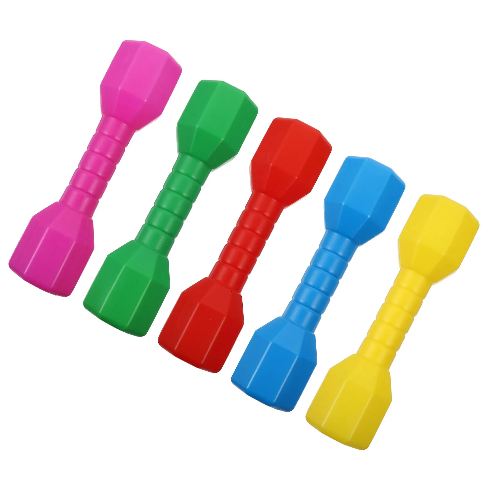 5Pcs Plastic Dumbbell Set for Toddlers – Safe PE Material, Motor Skills Development, Home Gym Exercise