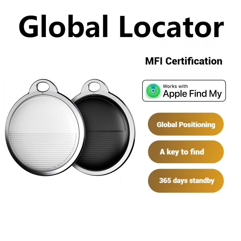 

GPS Locator works with apple Find My Anti-Lost Device airtag replacement Global Precision Locator for Pets childen mini Tracker