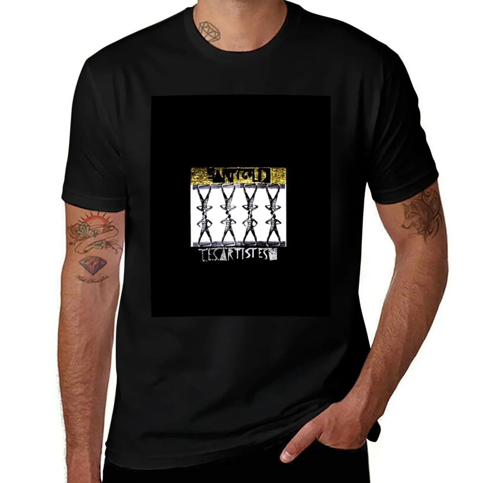 Santigold Les Artistes T-Shirt blacks oversized slim fit t shirts for men