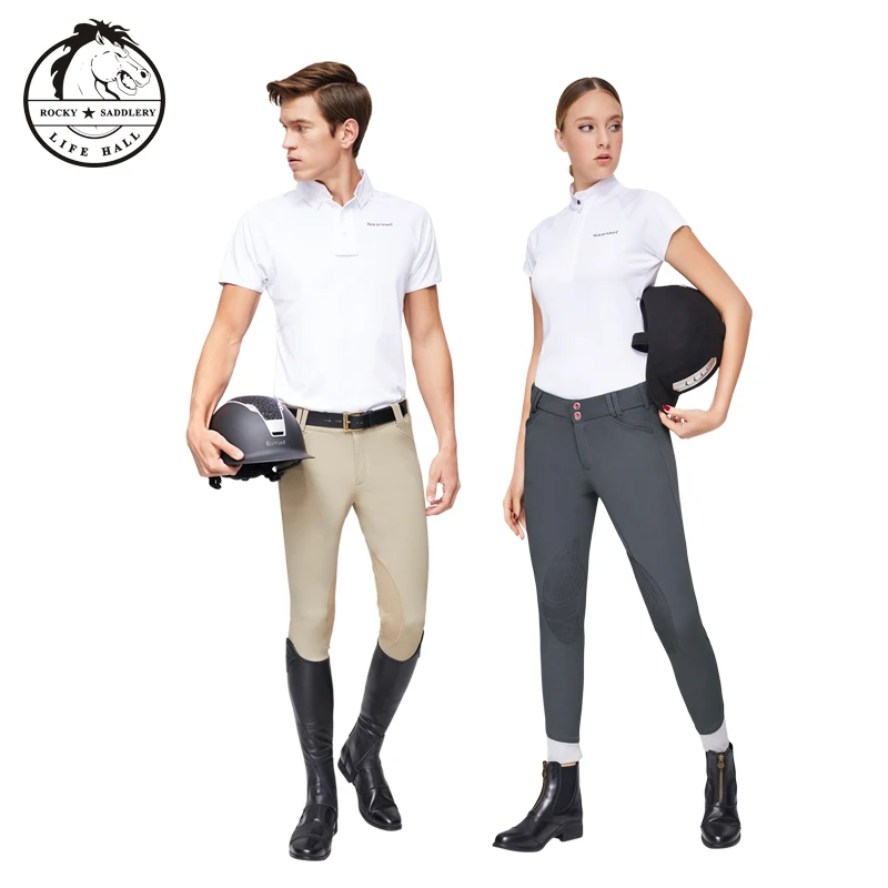 Fashion Breeches Adult Horse Riding Pants Woman Legging Man Anti-wear Ride Horse Body Protectors Unisex Waist Trousers