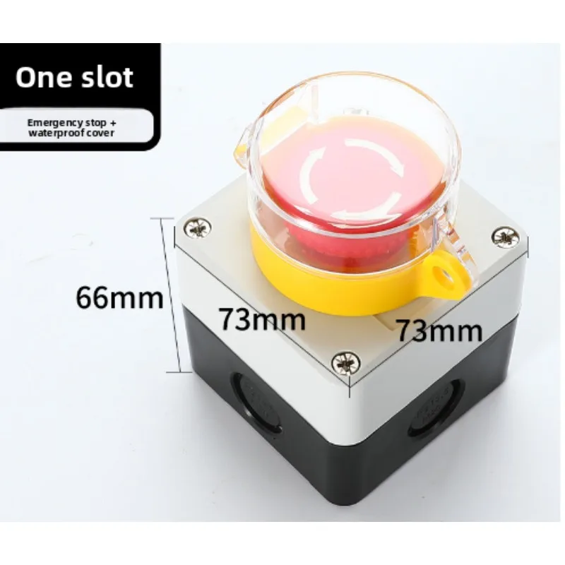 

Indoor and outdoor button box Emergency stop start switch Power reset alarm iron door elevator motor Electrical control box