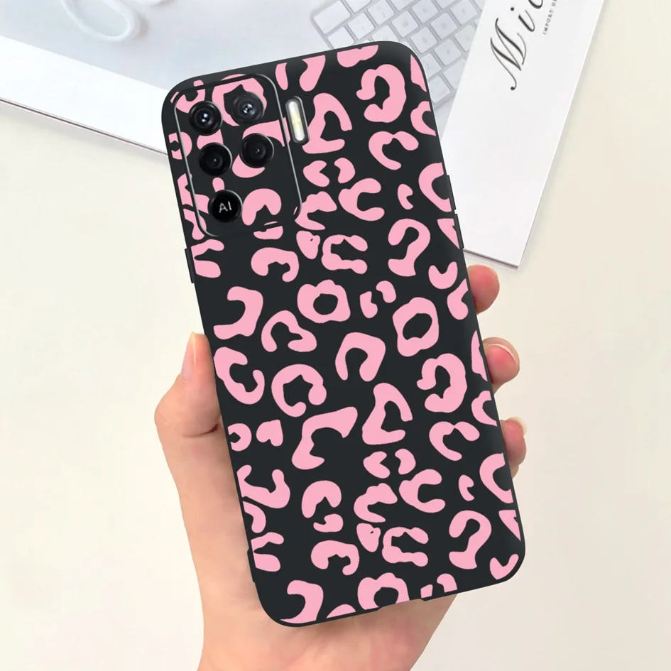 For OPPO Reno 5 5G Reno5 Pro Case CPH2201 Cute Painted Soft Silicone Covers Phone Cases For OPPO Reno 5 Pro Reno5 Lite 5Z Fundas