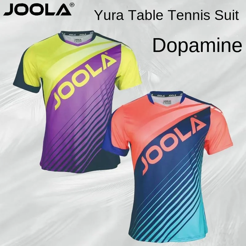 JOOLA camiseta de tenis de mesa dopamina, Top deportivo de manga corta