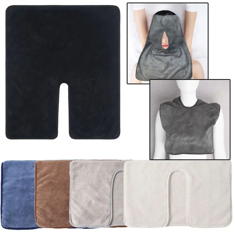 

New Comfortable U Shape Towel Soft Thickened Microfiber Treatment Neck Towel Face Cushion Pllowcase Beauty Salon Accessories