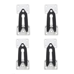 2pcs Furniture Hinge Sofa Connector Hasp Alligator Clip Joint Snap Link Sectional Sofa Connection Fastener  Hardware Accessories