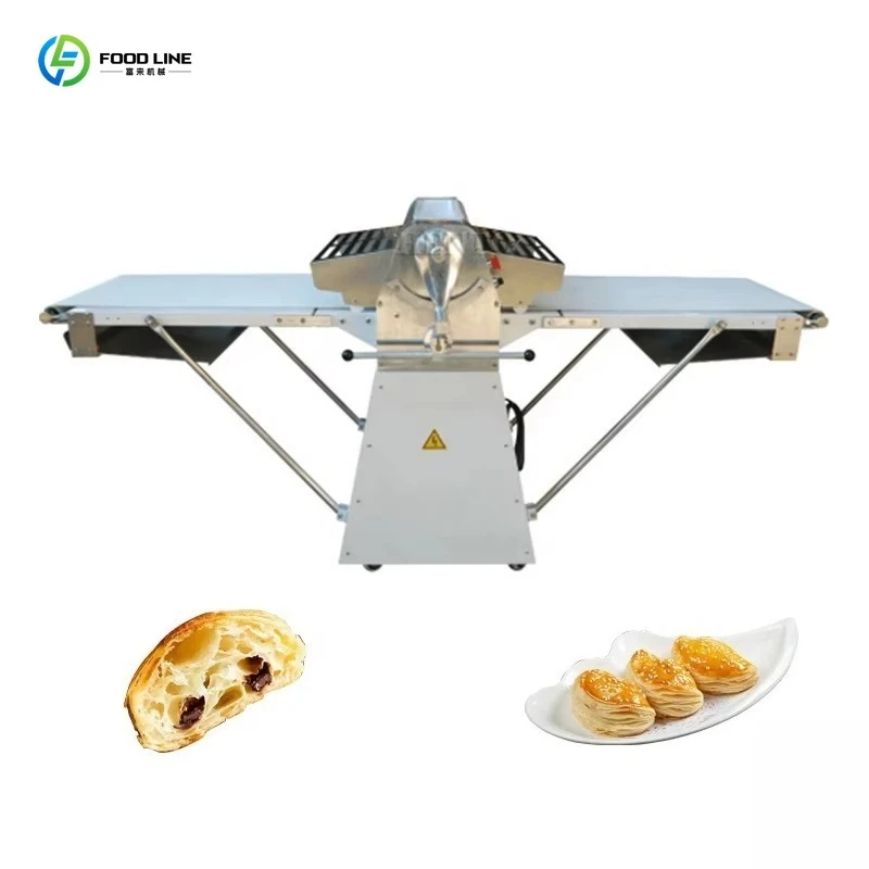 

Customized Chinese Manufacturer High Quality Dough Press Puff Paste Dough Press Bakery Processing Machine