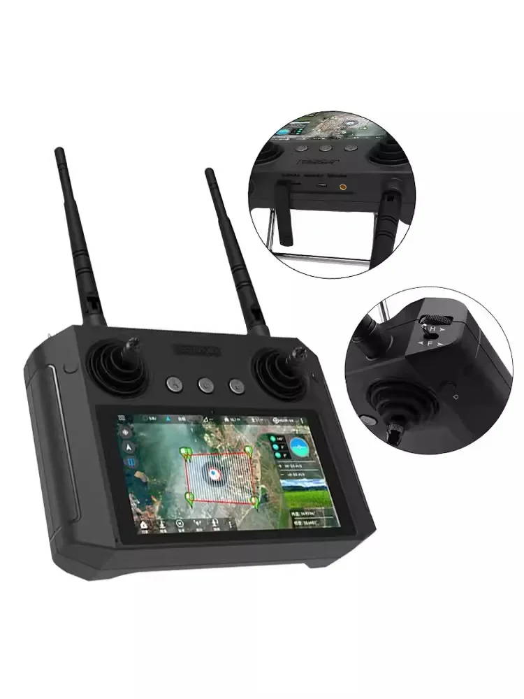 Skydroid H12 Sistema FPV Digital 2,4 GHz 12CH 1080P, Transmisor de Vídeo de Largo Alcance con Receptor R12 para Drone UAV Industrial