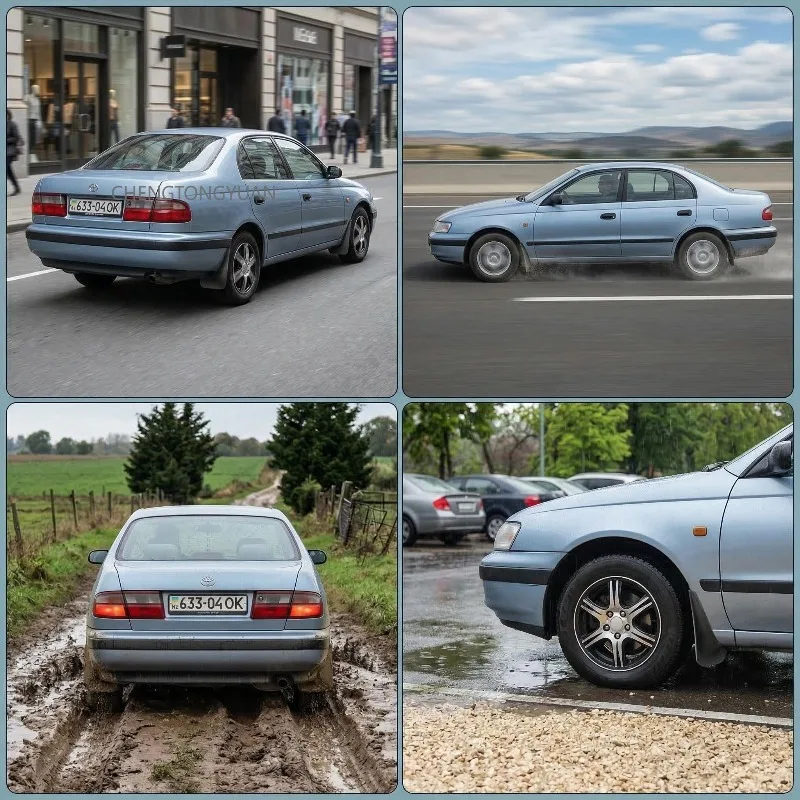 Guardabarros para Toyota Carina E 1992-1997, Guardafangos que Bloquean el Sedimento, Ruedas Delanteras y Traseras, Accesorios para Automóviles, 4 Piezas