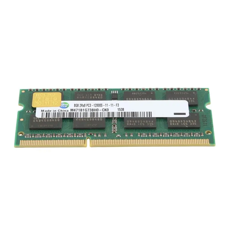 A53M-DDR3 8GB Laptop Memory Ram Replacement Accessories 1600Mhz PC3-12800 1.5V 204 Pins SODIMM For Laptop Memory