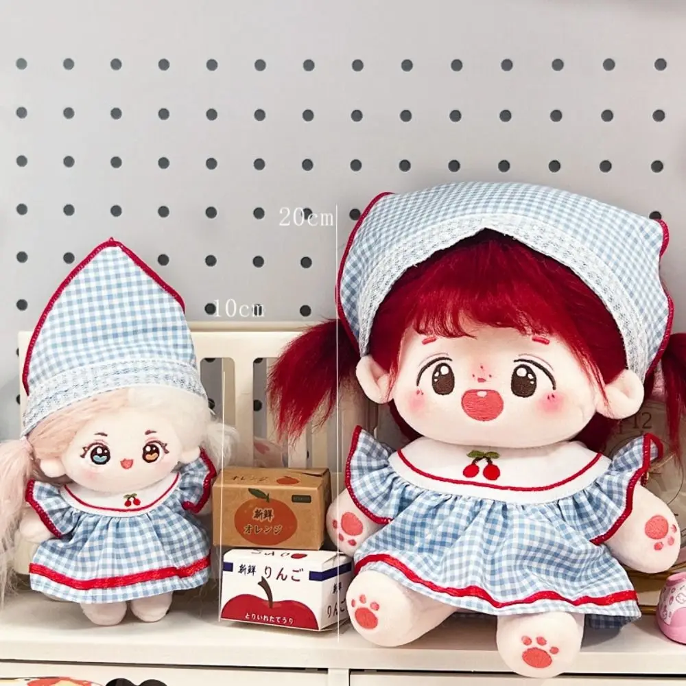 

Suitable for 20cm Cotton Doll Changing Set Clothes Stuffed toy Doll's Lolita Skirts and Headwear Set Accessories