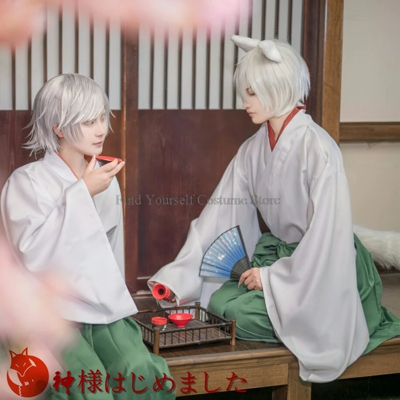 Kamisama Kiss Hajimemashita Love Mizuki Cosplay Costume Kimono Halloween Unisex Costumes cosplay White