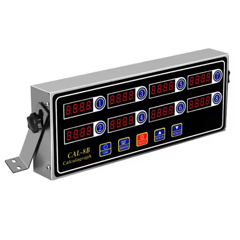 

Digital Timing Reminder Electronic Countdown Kitchen Timer 8 Channel Eighth Commercial Restaurant Loud Clock Digital Button