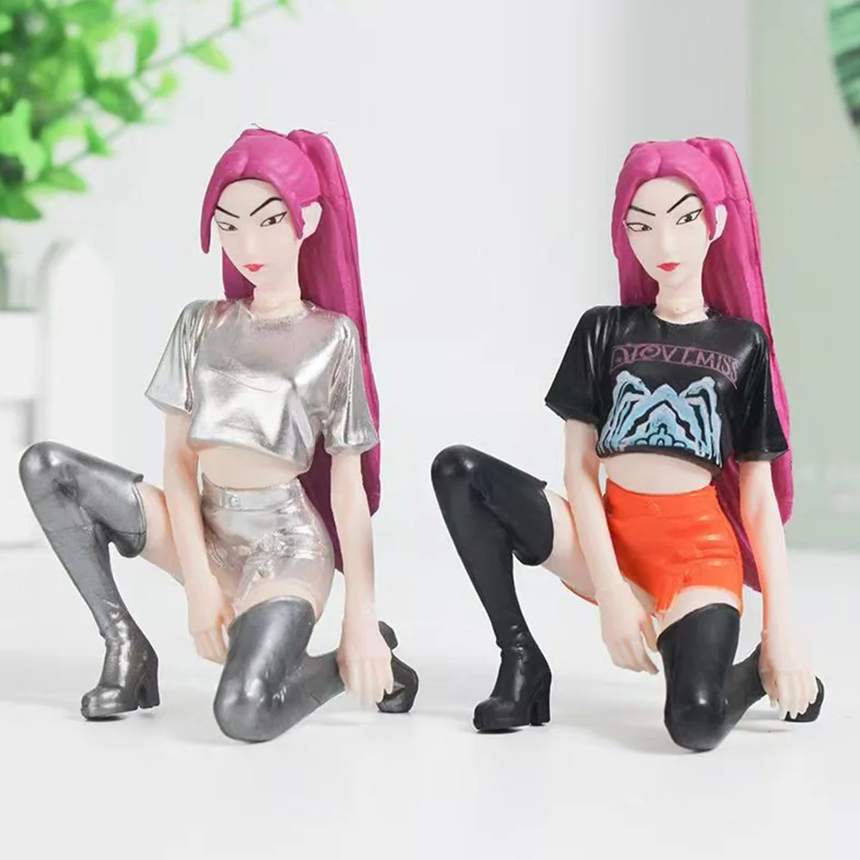 6 stks/set Kpop Demon Hunters Figuur Speelgoed Cartoon Rumi/Mira/Zoey Action Figure PVC Desktop Decoratie Model Pop speelgoed Fans Gift