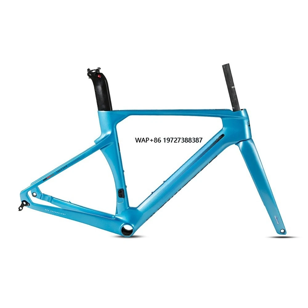 

Высококачественная рама шоссейного велосипеда 54 см из углеродного волокна, гоночная рама 700c