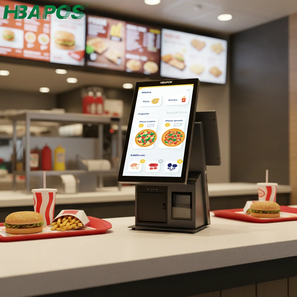 ATV&UTV15.6 inch Factory Direct  POS System All in One Point Capacitive Manufacturer Billing Machine With Build in prinet scanne