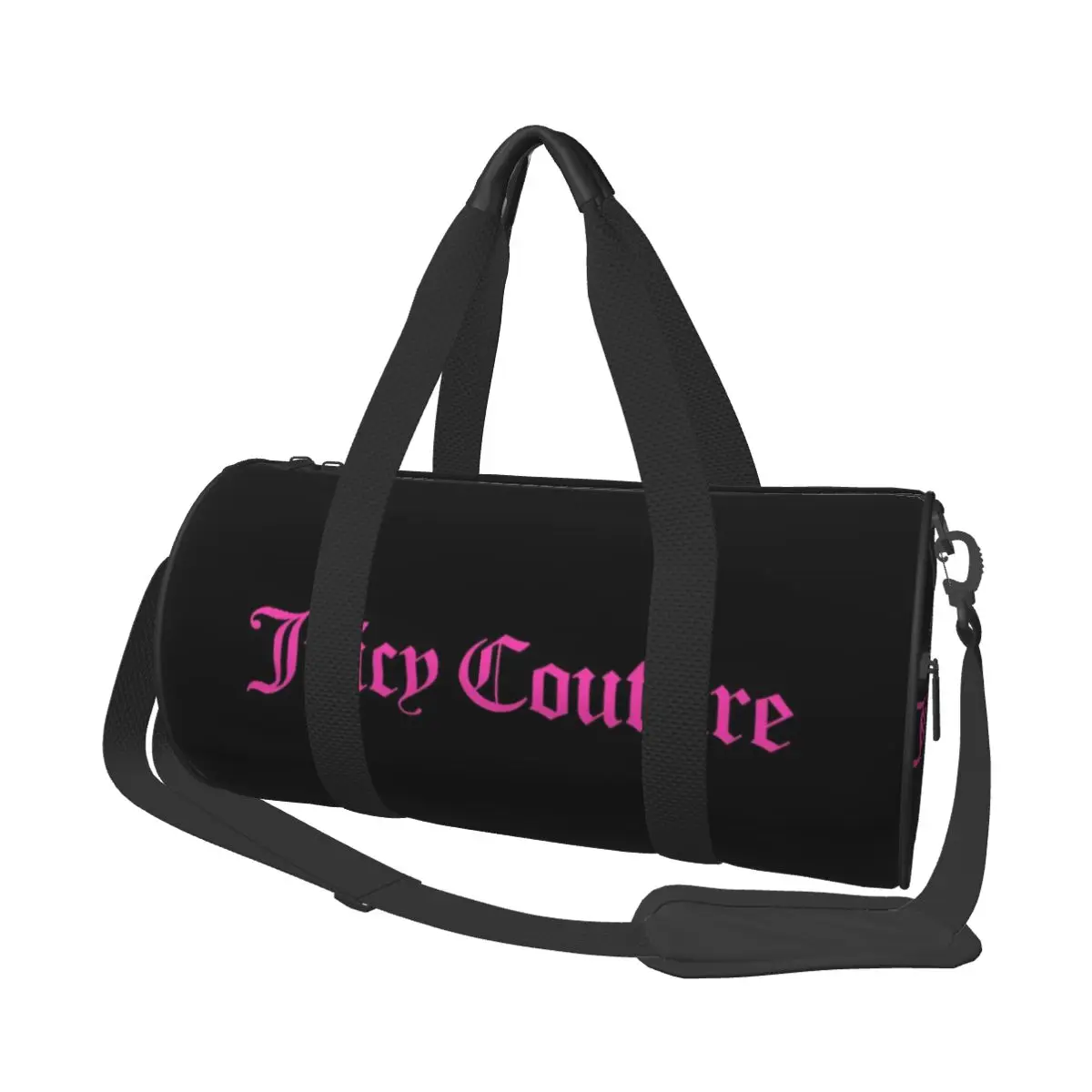 Hot-Sale-Juicy-Couture Round Large Capacity Travel Duffel Bag, Handheld travel bag, lightweight storage luggage bag