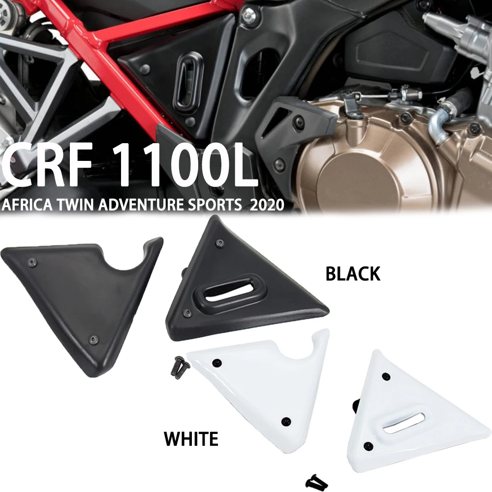 

2020 Motorcycle Black and white Side Panel Cover Fairing Guards Protector Set For Honda CRF1100L Africa Twin Adventure Sports