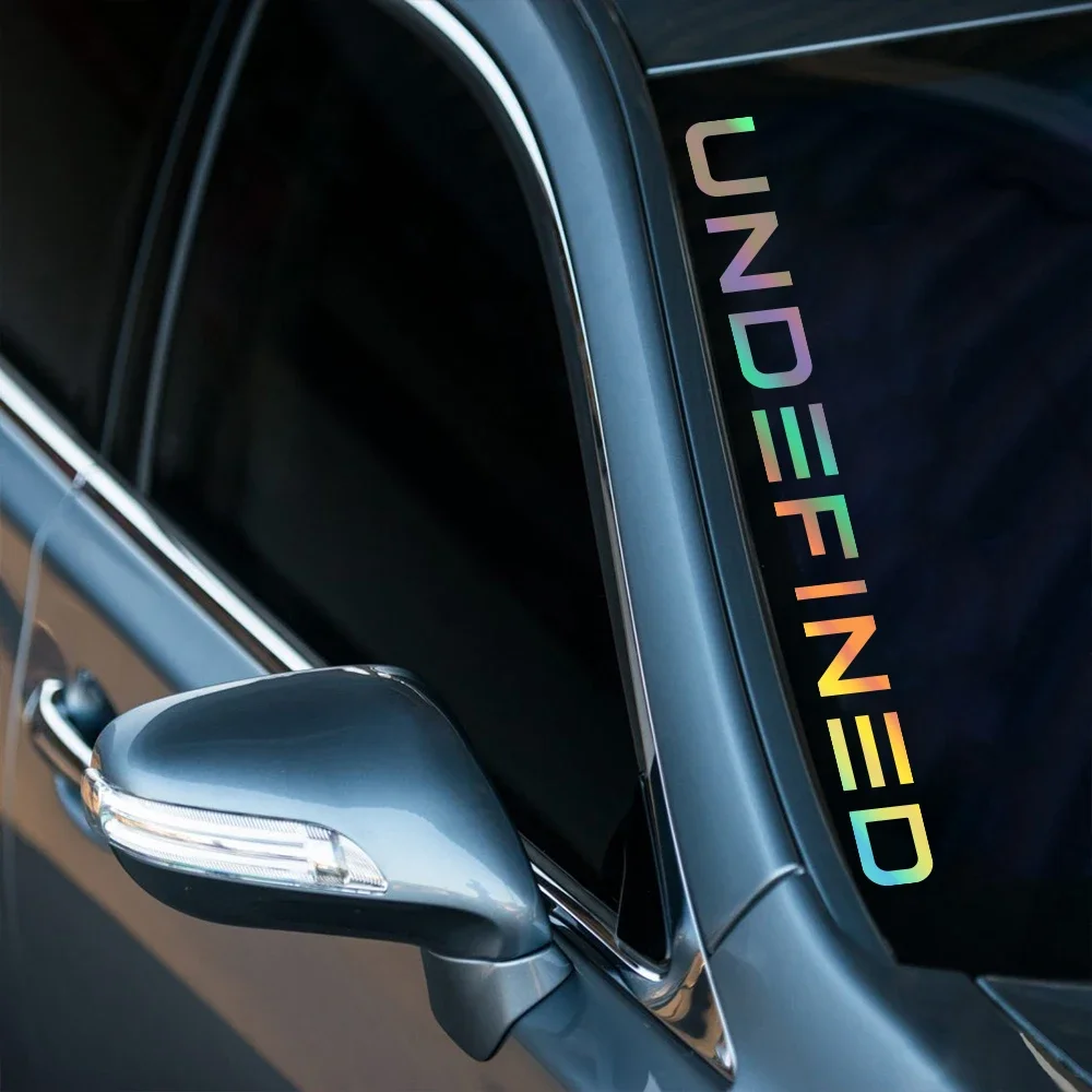 

1Piece UNDEFINED Car Stickers Styling Car Body Window Disposable Sunscreen Easy Sticker Self-adhesive Car External Sticker