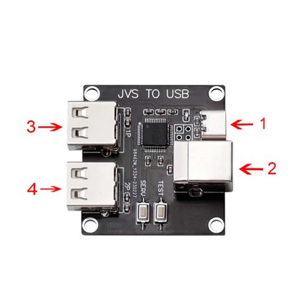 For JVS to USB Arcade Game Converter for JVS Based System TTX2 TTX3 Sega-Naomi1 Naomi2 for JVS to USB Controller Adapter