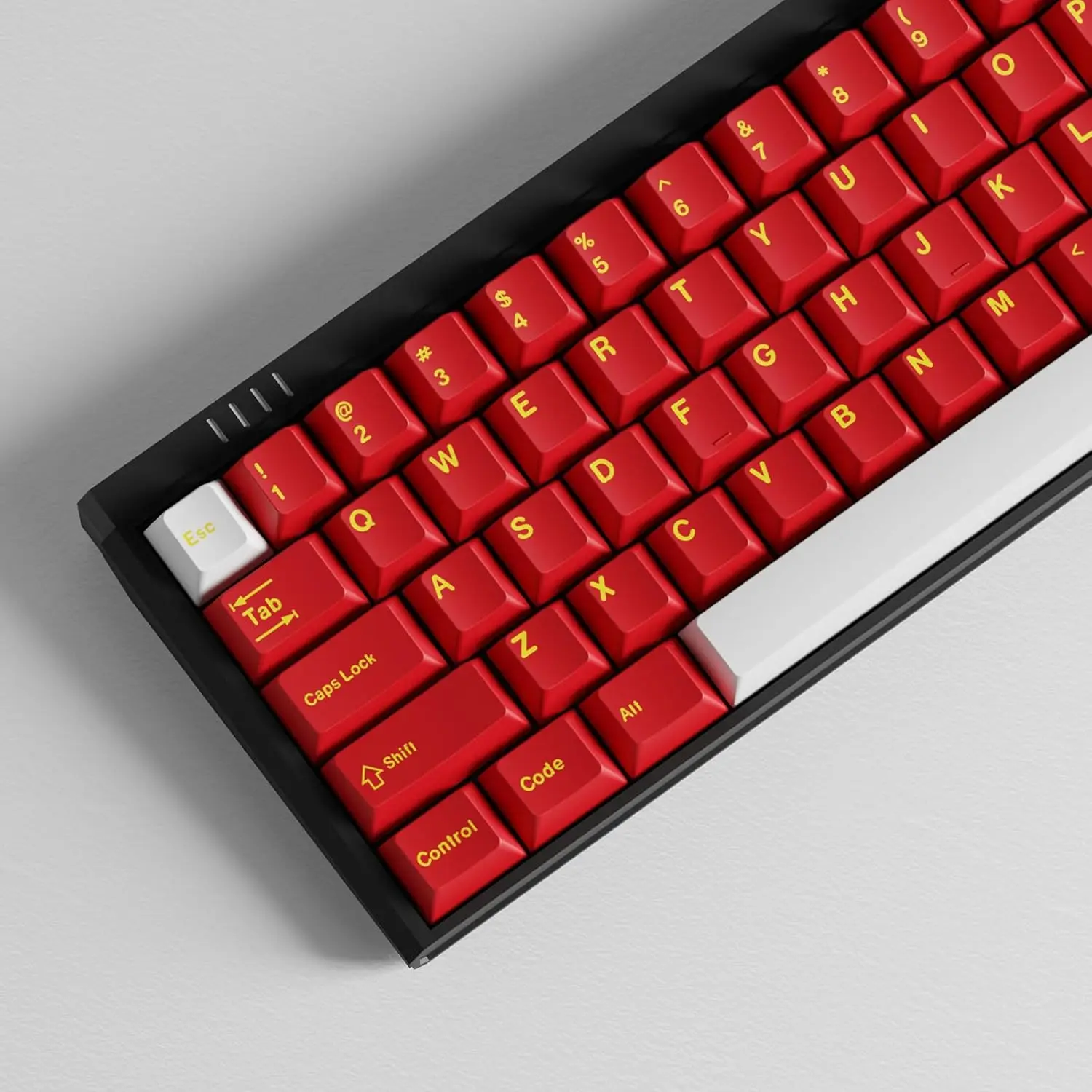 

Two color ape/classic red/niter key cap 163 key ABS original Wooting wireless mechanical keyboard