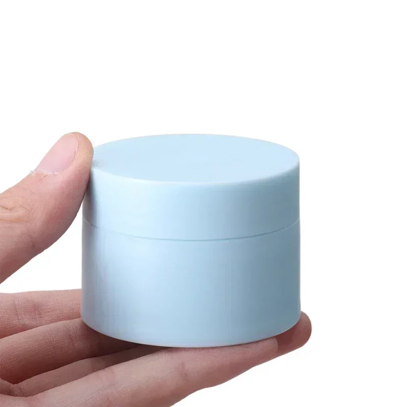 Frascos cosméticos de plástico vazios, 5g-50g, com tampa de parafuso e forro, frasco de amostra, recipientes portáteis de viagem para cremes de maquiagem, loções com 10 peças