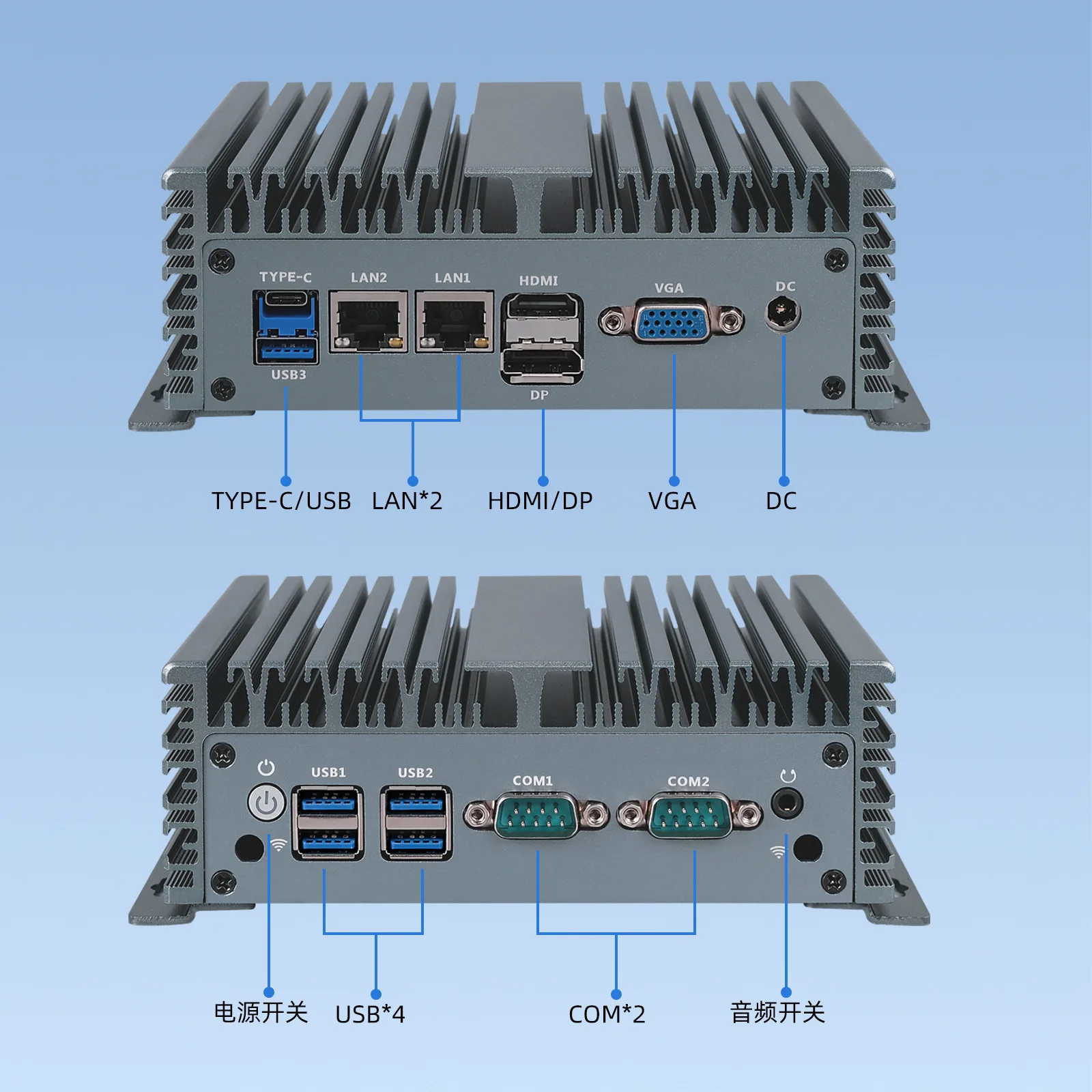 Industrial computer ， embedded, automation control, industrial computer, miniature portable mini