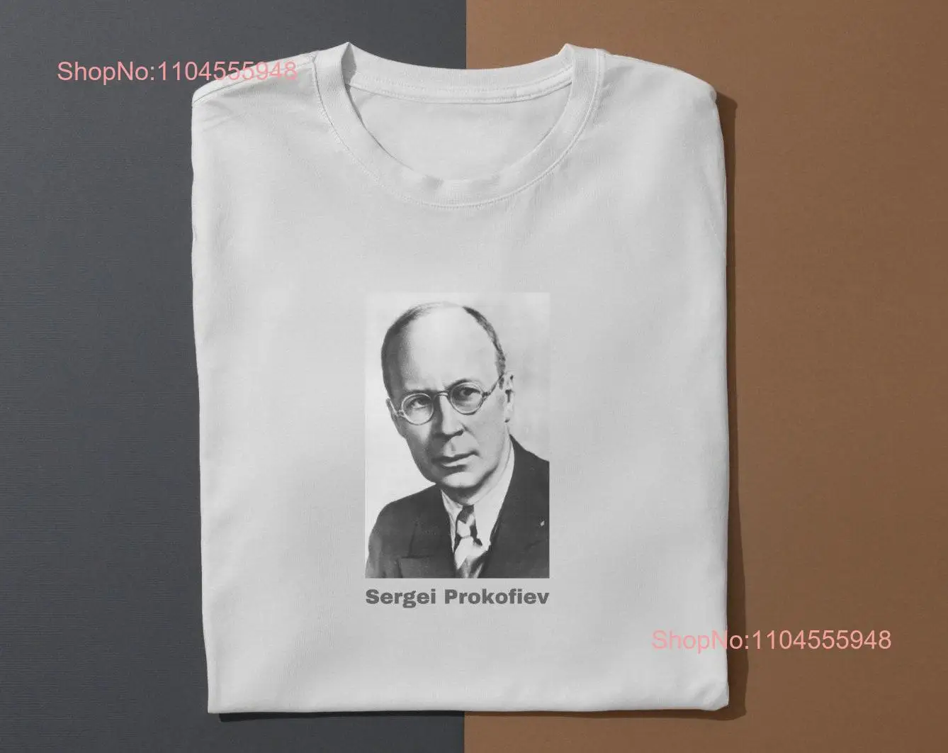 Sergei Prokofiev T shirt Classical Music for Musicians Orchestral musician Composer Piano Violin long or short sleeves