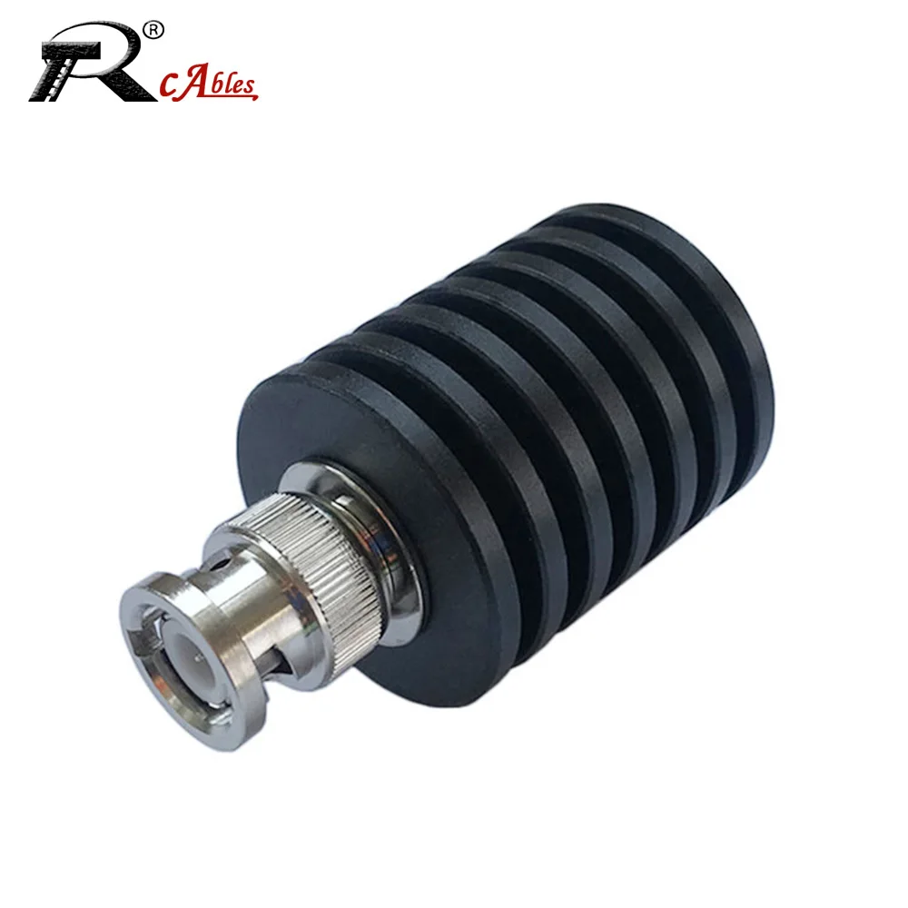 10W BNC Male Plug Connector RF Coaxial Termination Dummy Load 3GHz 50ohm Nickel Plated RF Accessories