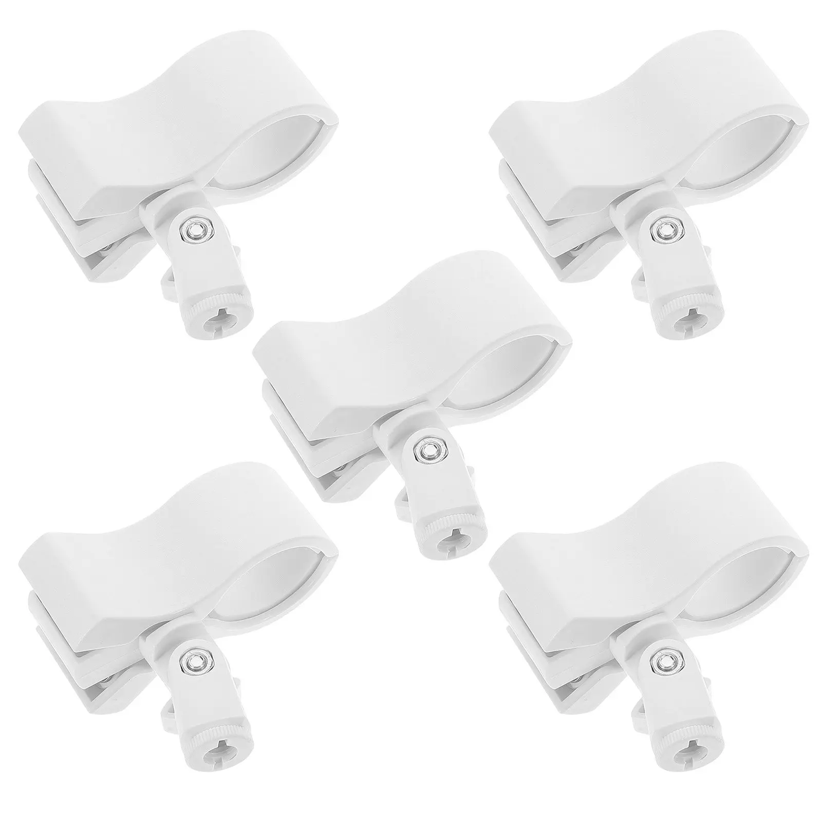 

5 шт. пластиковых держателей для микрофона, универсальные, подходят для микрофонных стойок, надежная нескользящая конструкция для сцены, студии звукозаписи, микрофонных стоек