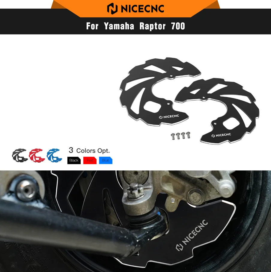 ヤマハ-yfz450-ラプター700用-nicecnc-ガードブレーキフロントローター-ヤマハ-ラプター700-2006-2008-2013-2024-2017-2018-raptor-700r-2016用