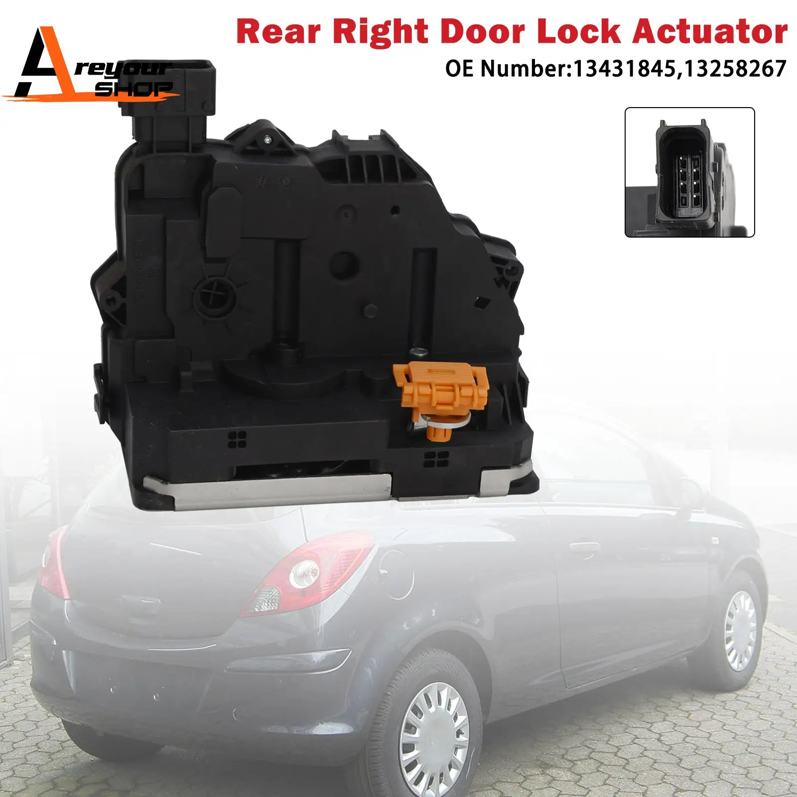 

Areyourshop Rear Right Door Lock Actuator 13431845 for Opel Corsa D S07 2006 2007 2008 2009 2010 2011 2012 2013 2014