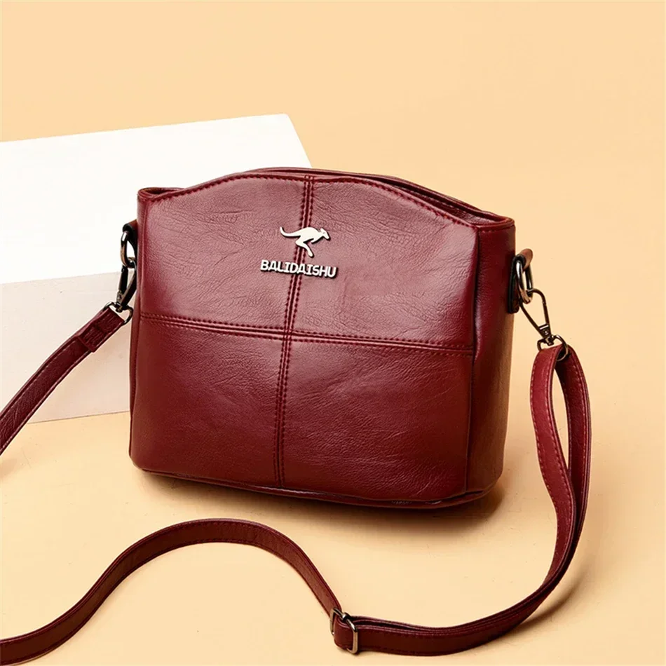 High Quality Leather Crossbody Bag New Luxury Handbags Women Bags Designer Small Shoulder Messenger Bags for Women 2024 Sac