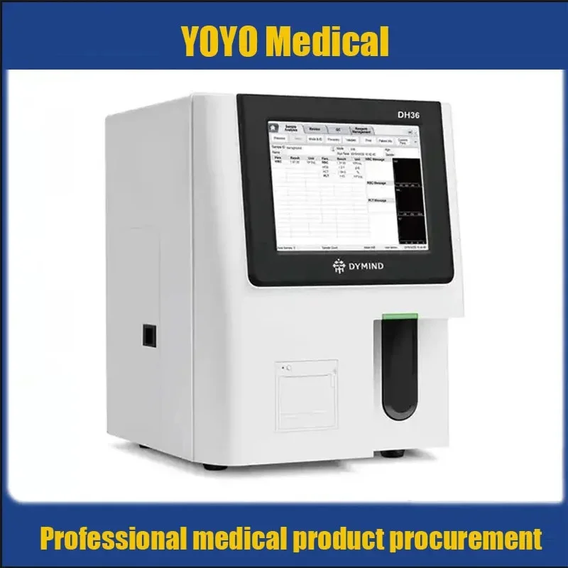 Dymind DH36 Human/Veterinary Automatic Hematology Analyzer 3 Part CBC Blood Test Machine Blood Testing Equipments