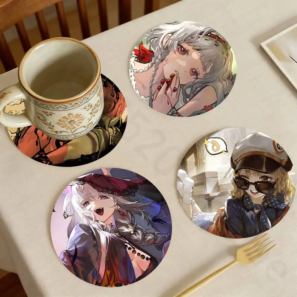 

R-Reverse 1999 Game Wooden Theme Desktop Heat Mats Home Decor Coffee Mug Coasters For Office Restaurant