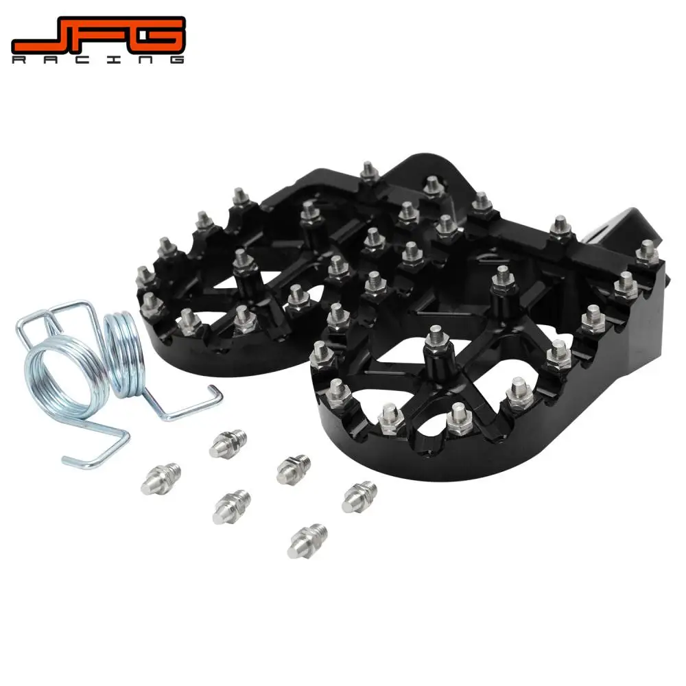 Motorcycle CNC Footpegs Foot Pegs Rests Pedals For ZongShen Kayo T2 T4 XR CR CRF KLX PW TTR TW 50 70 80 90 110 ATV Dirt Pit Bike