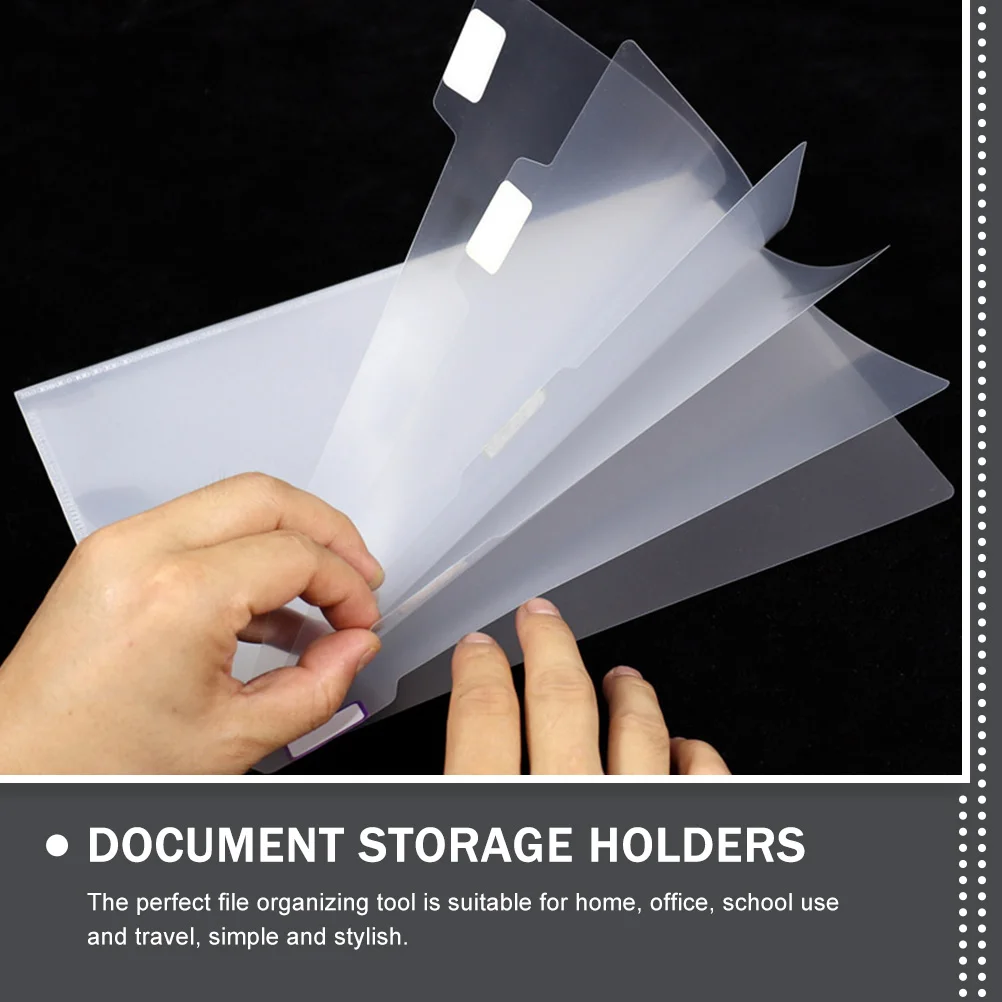 

2Pcs File Thickened Multi layer Document Holders for Office Home School Plastic Multi Layer File Folders ganizer