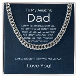 Father's Day Card Gifts Box For Men,Party  Edgy  and brithday Gifts for father,Men's Jewellery Accessories Box From Daughter Son