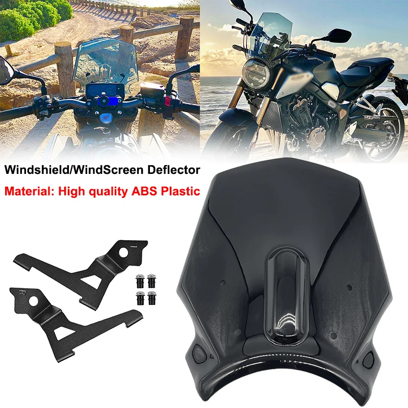 CB1000R CB1000 R 2018-2021 Motorcycle Sports Visor Double Bubble Windshield WindScreen Fit For Honda CB650R CB 650R 2019-2021