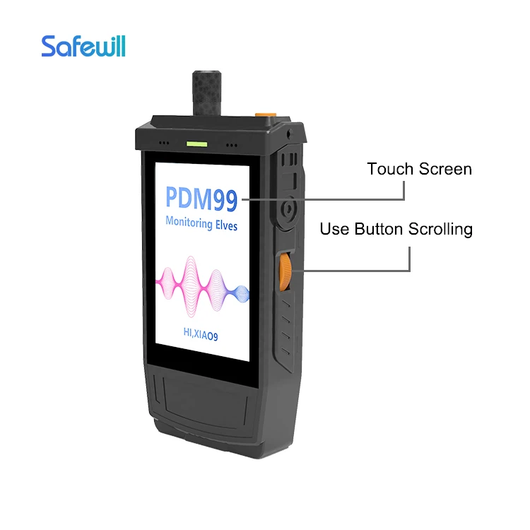 Safewill Dust Particle Counter PM2.5 PM10 Continous Clean Room Particle Measuring Dust Portable Real Time Particulate Monitor