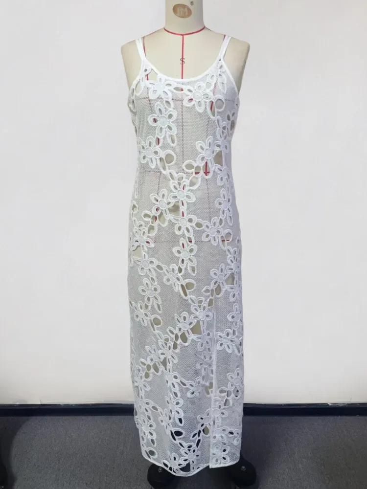 夏のカバーアップ女性水着ホルターネックノースリーブローブ水着 2026 新プリントビーチホリデーマキシドレスカバーアップ