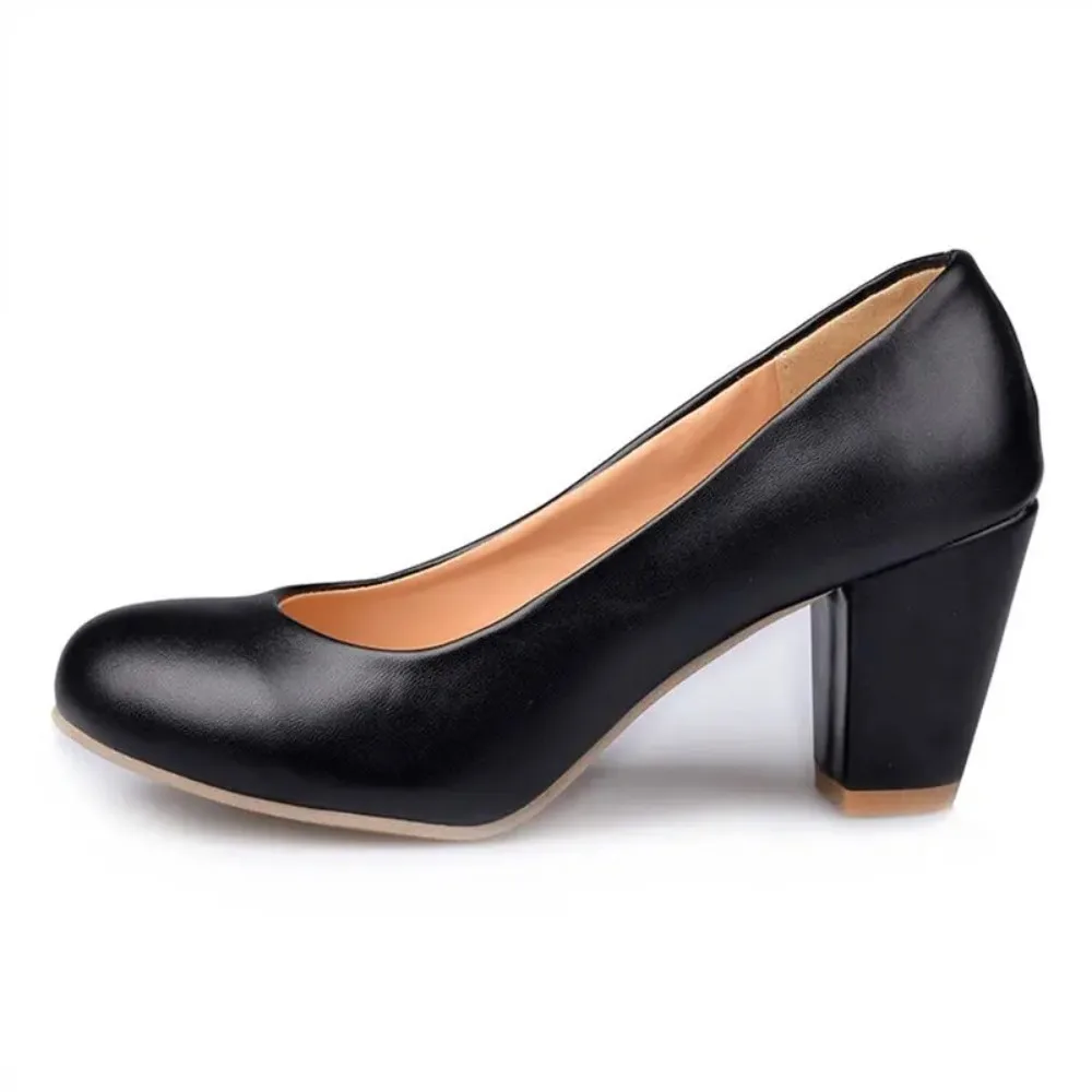 2017 Sapato Feminino Zapatos Mujer Tacon duży rozmiar 31-47 kolor nowa wiosna jesień pompy damskie buty wysokie obcasy Pu 222-1
