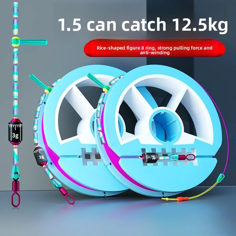 

Импортная монофиламентная леска Toray, набор из 10 готовых основных лесок, высокопрочная, для ловли карася и тайваньской рыбалки