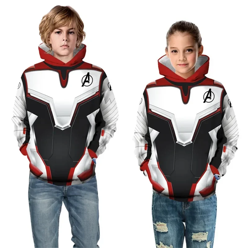 2026 Kids Gwen Stacy Cosplay Costumes Hoodie 3D Quantum Sweatshirts Fashion Girl Boy 6V8LO view 4