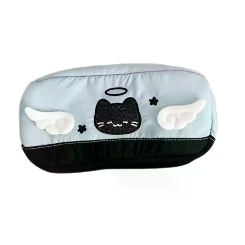 Kotak Pensil Gambar Kucing Malaikat Kartun Lucu Tas Penyimpanan Alat Tulis Siswa Kembali Ke Sekolah Perlengkapan Sekolah Hadiah Alat Tulis Pena