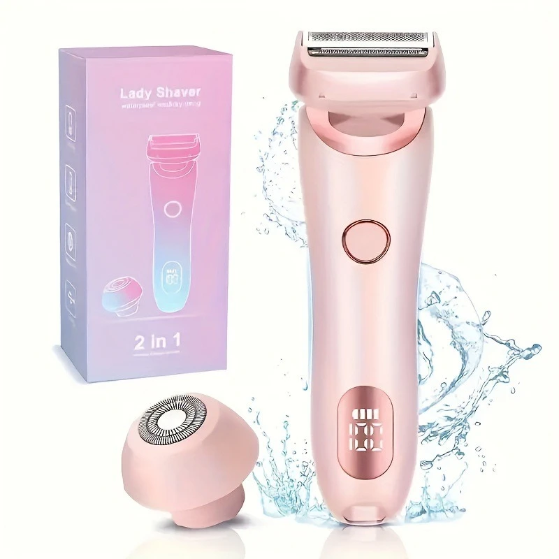 2in1シェーバー　脇毛脱毛器　乾湿両用