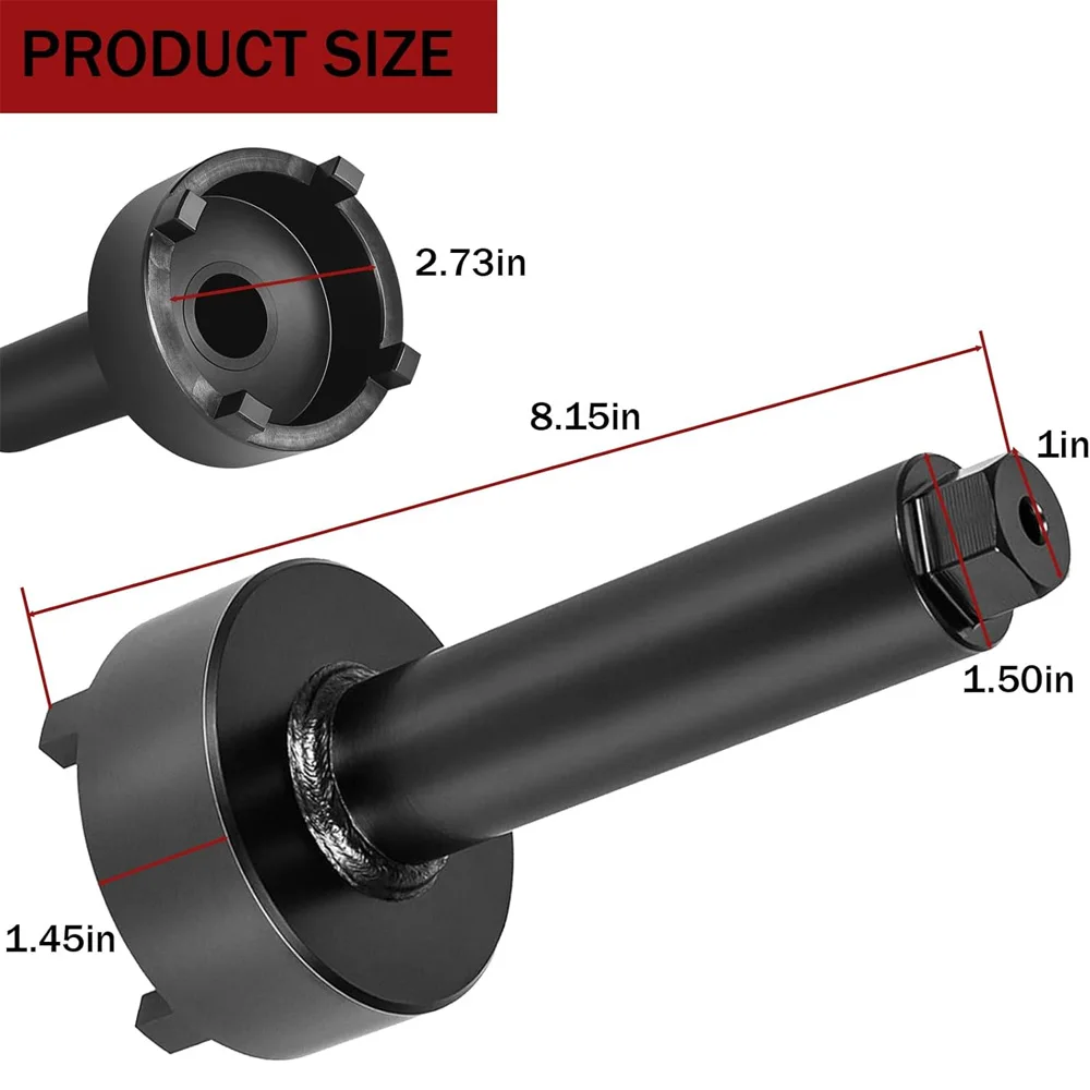 Bearing Carrier Retainer Nut Wrench Tool 91-61069 for Mercury MerCruiser Alpha One Gen II Bravo One TRS Outdrives Replaces 59553