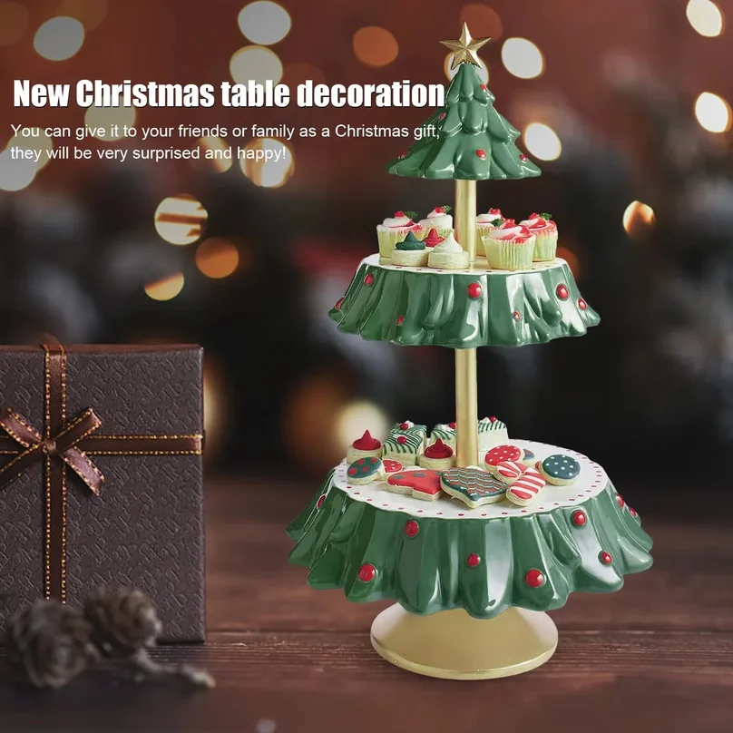 Vassoio a doppio strato per sn - Xmas Food Snacks recensione e prezzo