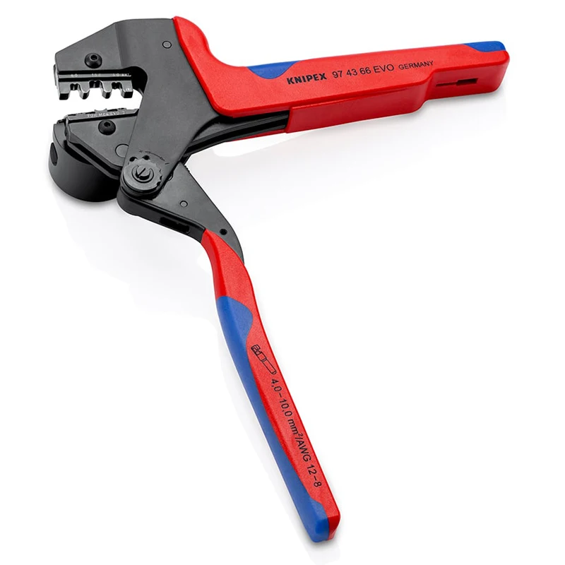 KNIPEX 97 43 66 EVO Crimp System Pliers For exchangeable crimping dies