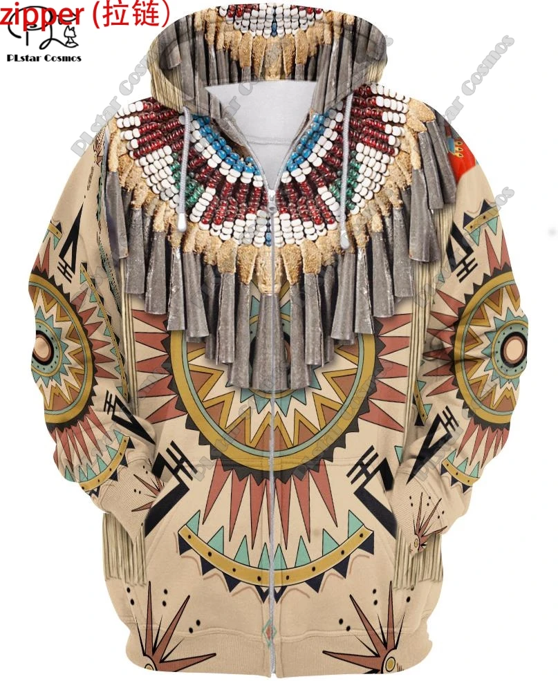 

3D Printing New Aboriginal Collection Tribal Art Unisex Clothing Fun Casual Hoodie/Sweatshirt/Zip/Jacket/T-Shirt Y-2