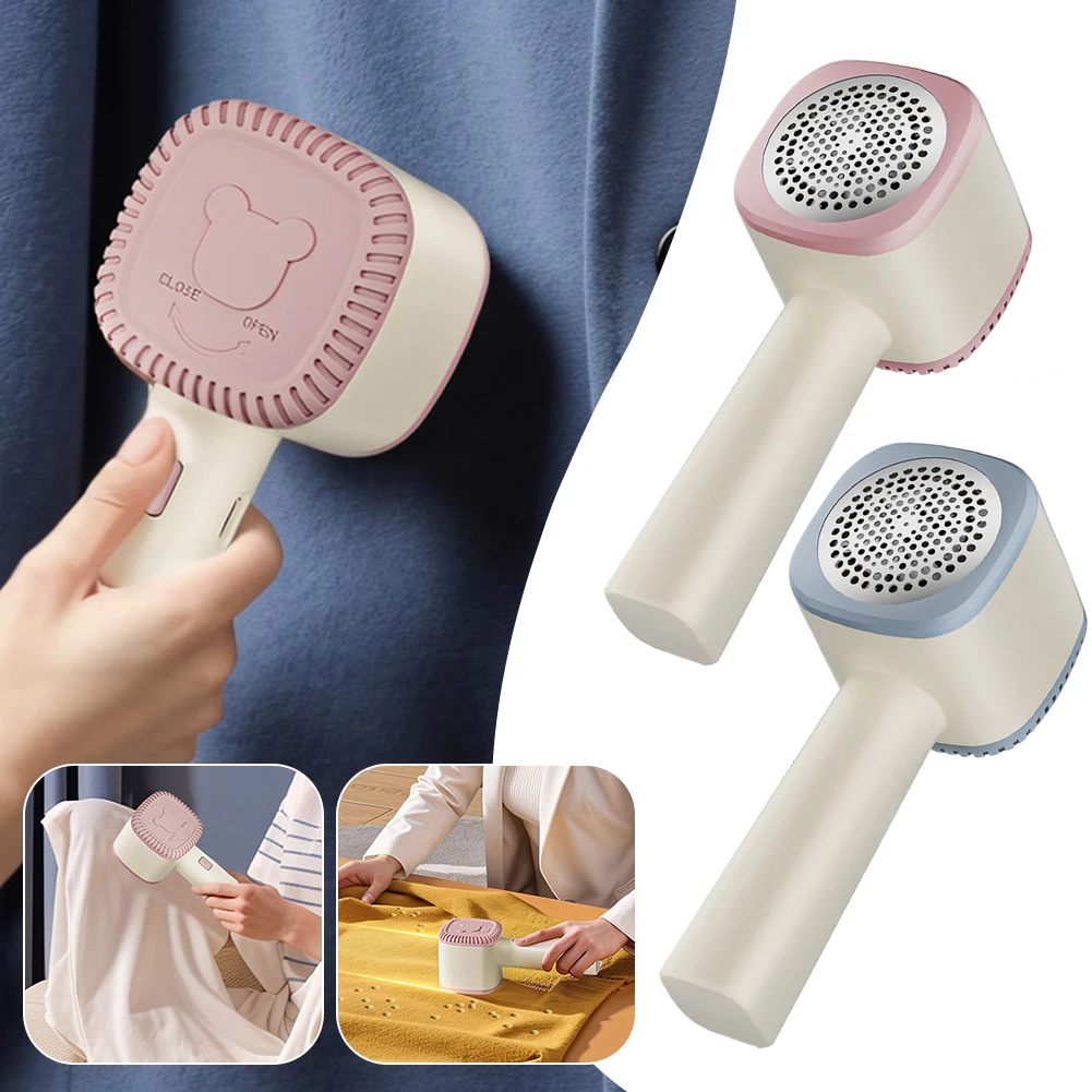 Ultra-Efficient Portable Electric Fuzz Remover Comfort Grip Usb Rechargeable Sweater Shavers For Sweater Sofa Fiber Cotton